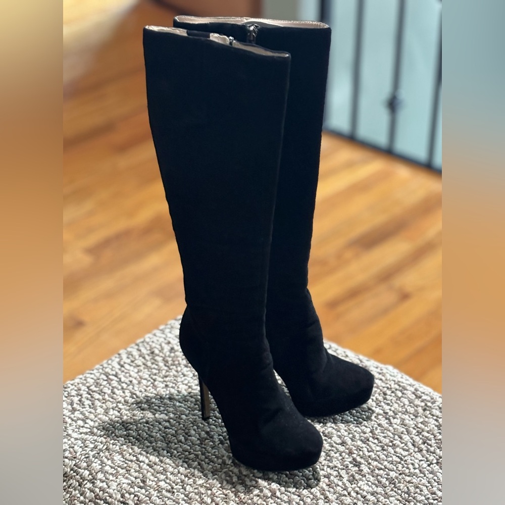 Nine West suede stiletto high boots